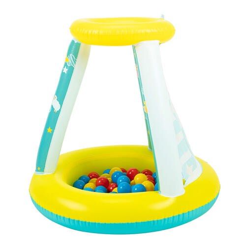 Inflatable Playland Ball Pit with 15 Balls, Babies & Kids