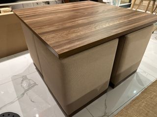 Coffee Table with 4 Bench Set