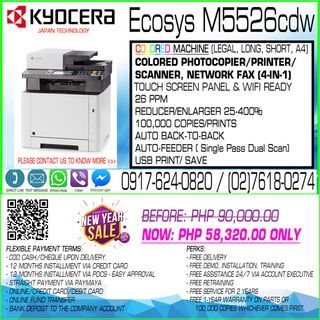 Colored Laser Printer, Copier, Scanner, Xerox Machine