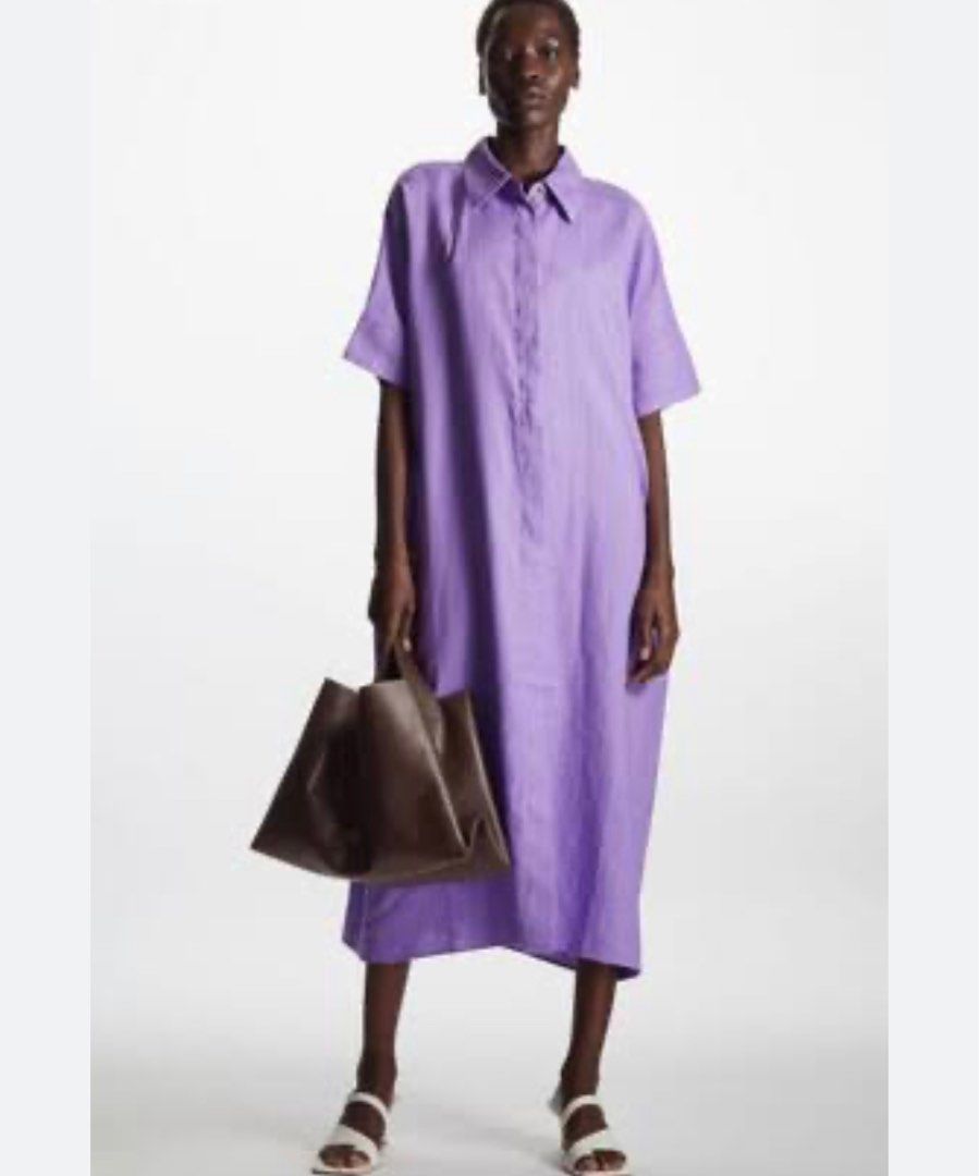 COS Relaxed Linen Shirt Dress on Carousell
