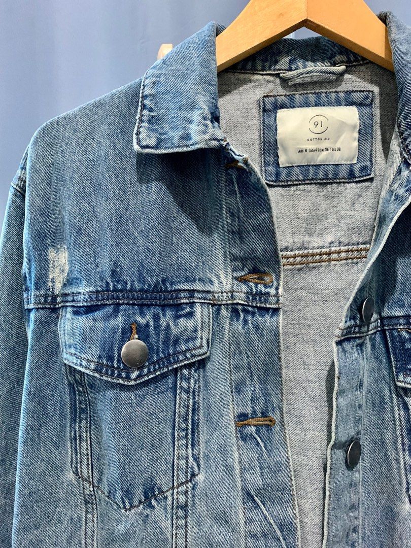 Cotton on 91 denim jacket new arrivals