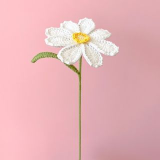Crocheted Single Flower Peace