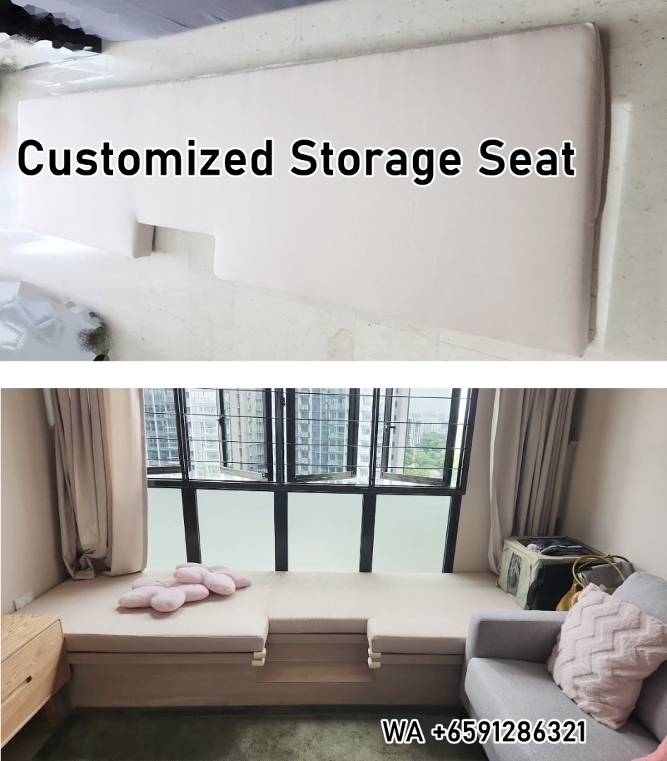 Customize Bay Window Seat / Sofa Foam / Cushion / Cushion Covers