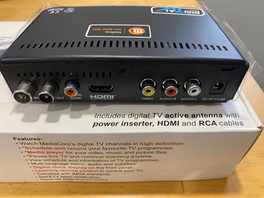 Digital TV HD SetTop Box (without antenna), TV & Home Appliances, TV