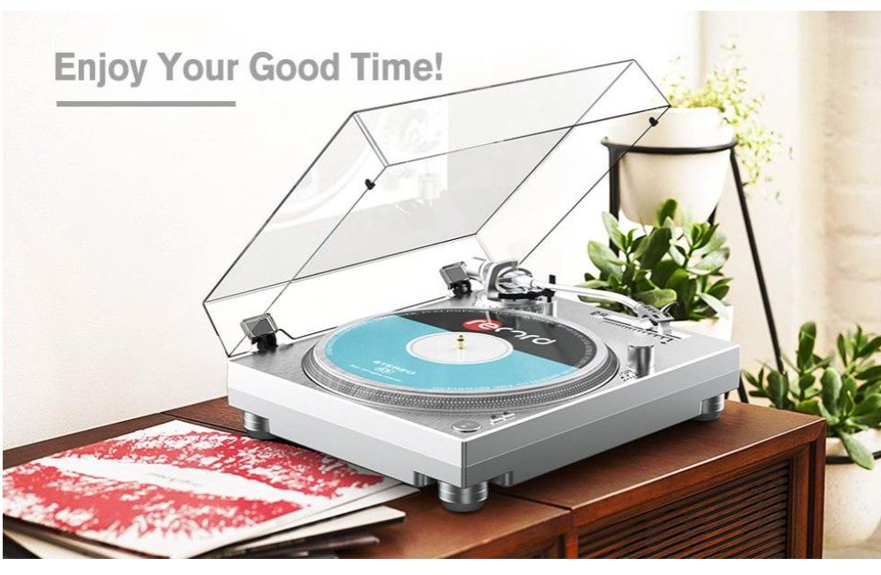 DIGITNOW High Fidelity Belt Drive Turntable, Vinyl Record