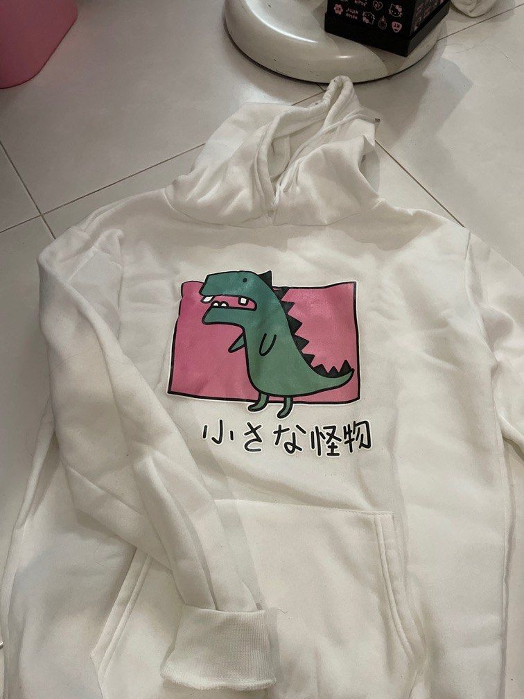 Dino hoodie Men s Fashion Tops Sets Hoodies on Carousell