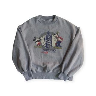 ♻️Disney CrewNeck Oversized Grey Sweatshirt