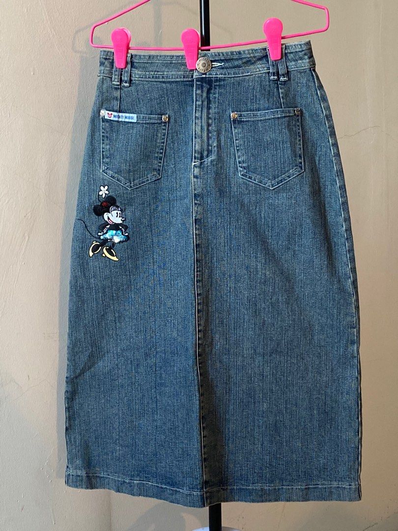 Mickey mouse denim sales skirt