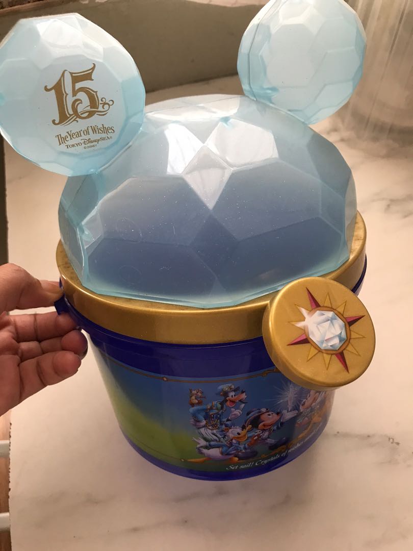 DISNEY SEA POPCORN BUCKET, Hobbies & Toys, Collectibles & Memorabilia