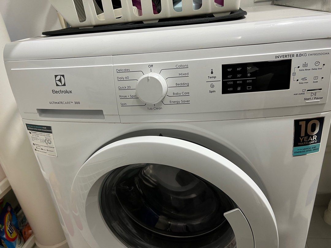 ELECTROLUX 8KG FRONT LOAD WASHING MACHINE EWF8025DGWA, TV & Home