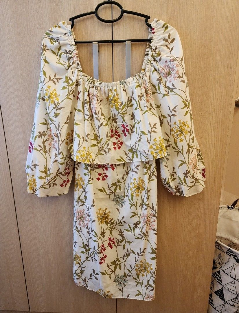 Elin Tricia Teresa Nursing Dress Summer Florals XL Women s
