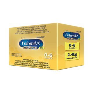 Enfamil A+ One Nurapro 2.4kg Infant Formula Powder for 0-6 Months