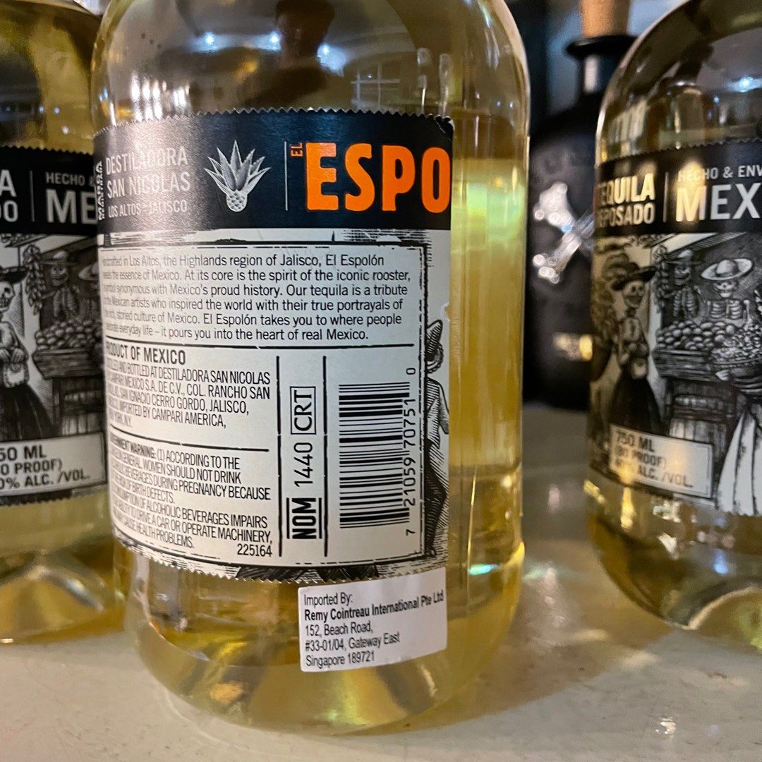 Espolon Tequila pure agave reposado better than patron 750ml, Food