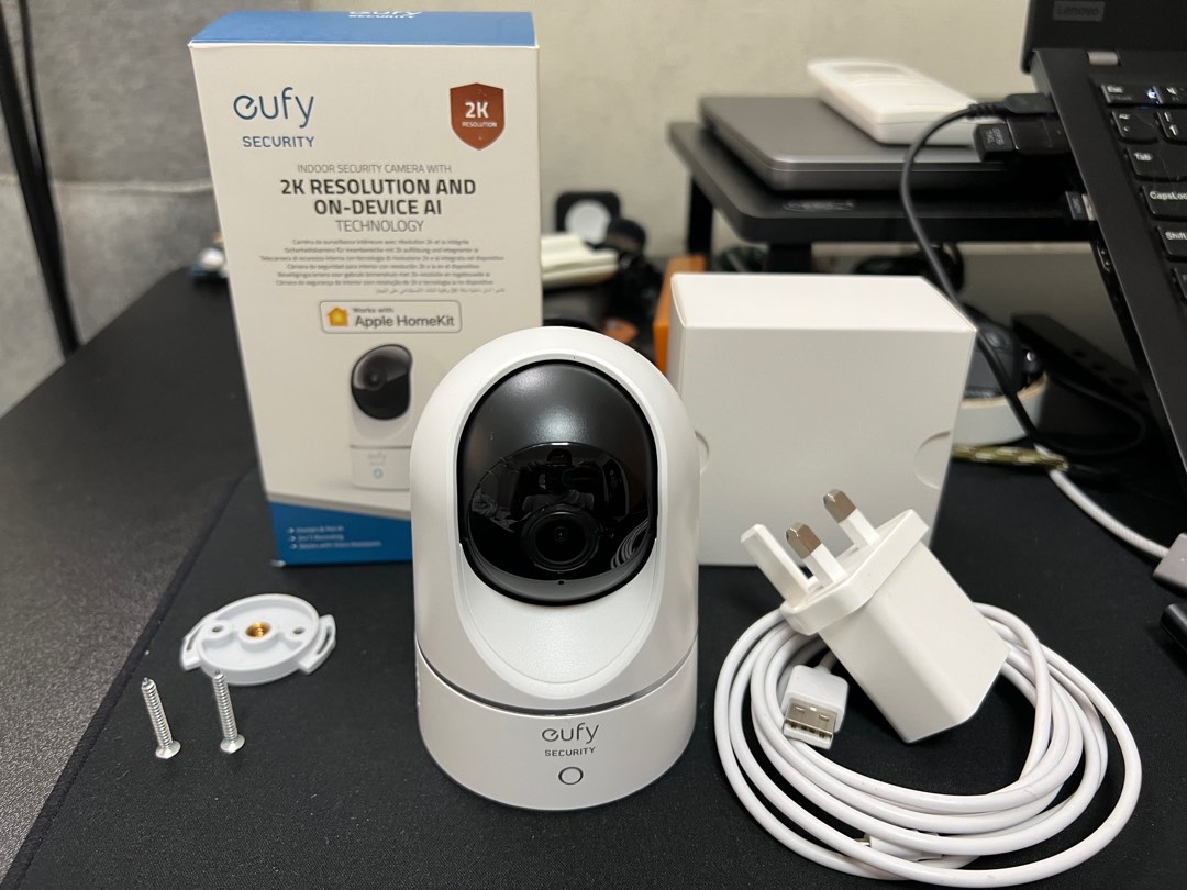Eufy Pan & Tilt Indoor Cam, Furniture & Home Living, Security & Locks, Security Systems & CCTV