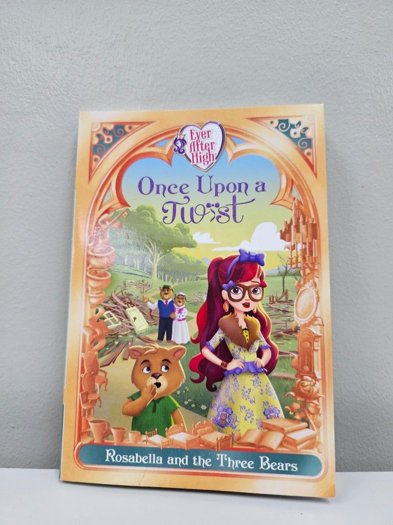 Ever After High: Once Upon a Twist (Category: Storybooks) located in Pasig City. Submitted by missbazaarista (Listing ID 1232517702, Image 1). Description: 🌸 Onhand, old stock copy, in good condition 🌸 For ever after high book collection MOP: BPI/ Gcash/Maya ✅️ Pick-up details will be sent uin confirmation of payment ✅️ Shipping/delivery will be shouldered by the buyer.