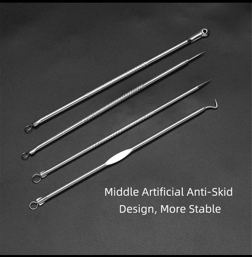 Set of 4 Extraction tools, Beauty & Personal Care, Face, Face Care on