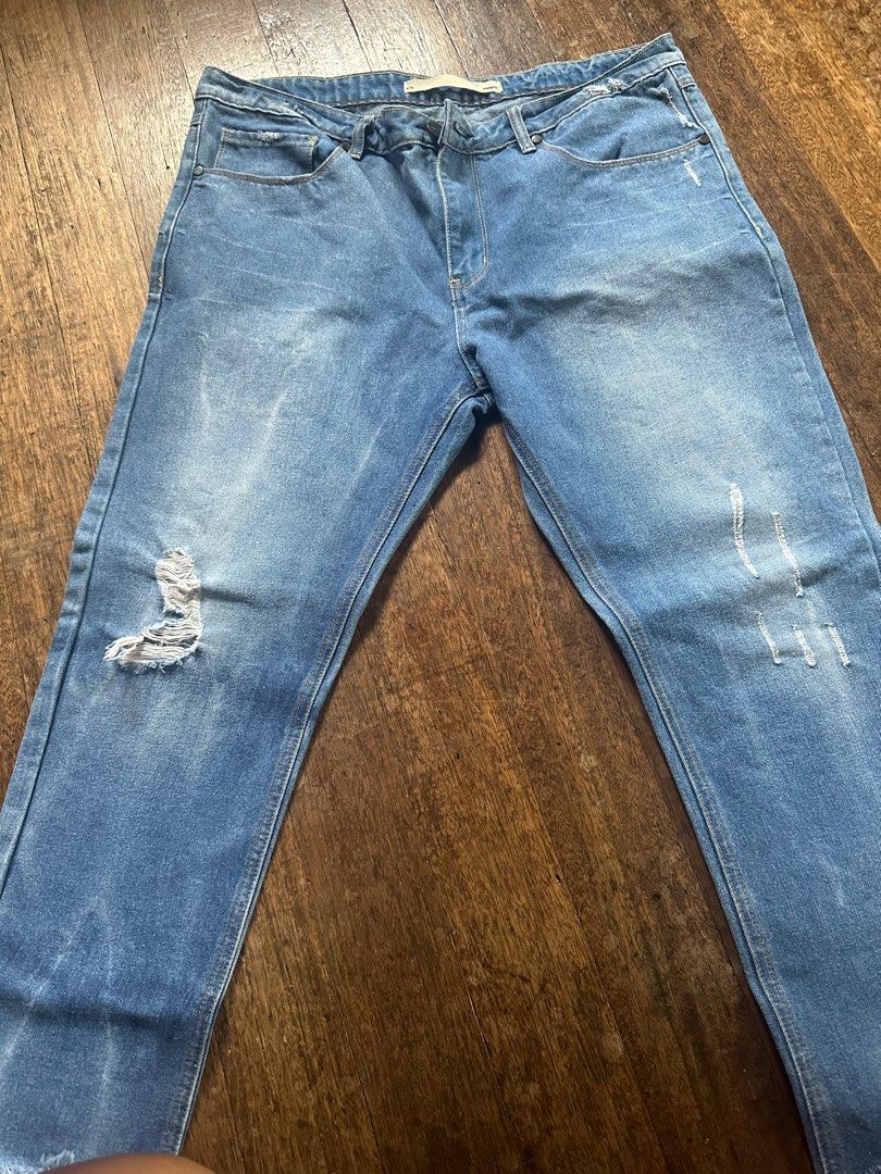 Faded Maong Pants Smyth, Men's Fashion, Bottoms, Jeans on Carousell