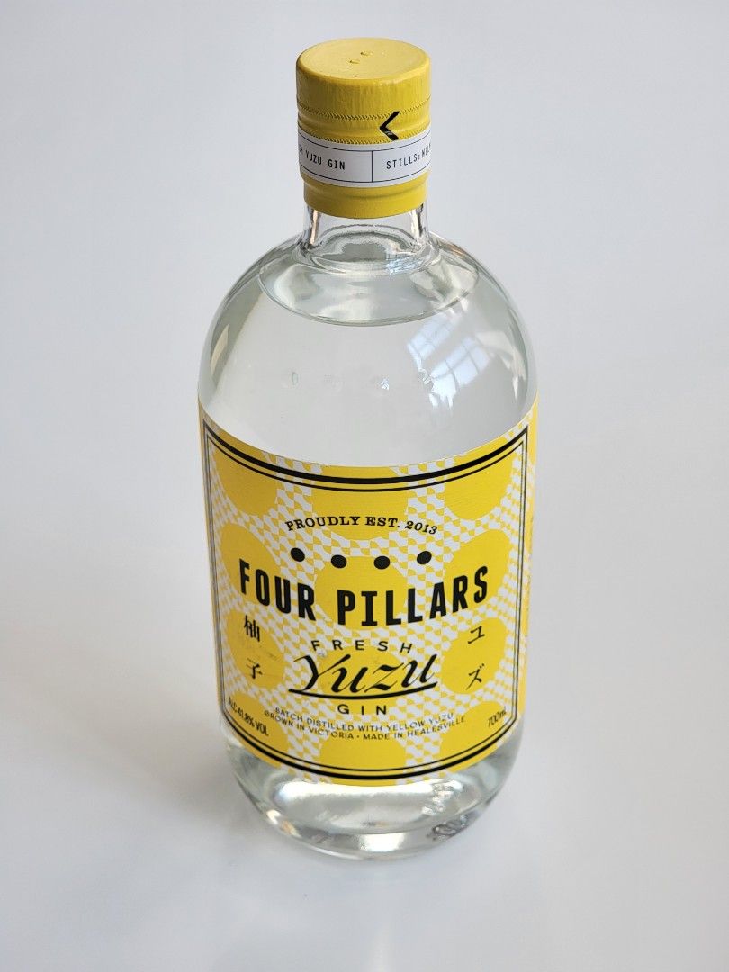 Four Pillars Fresh Yuzu Gin 70cl 700ml, Food & Drinks, Alcoholic Beverages  on Carousell