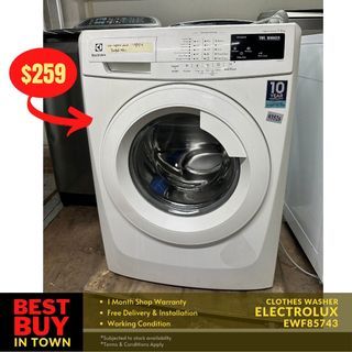 FREE DELIVERY! Must Buy Electrolux 7.5KG Top-Load Washing machine EWF85743 (93526) (93498)