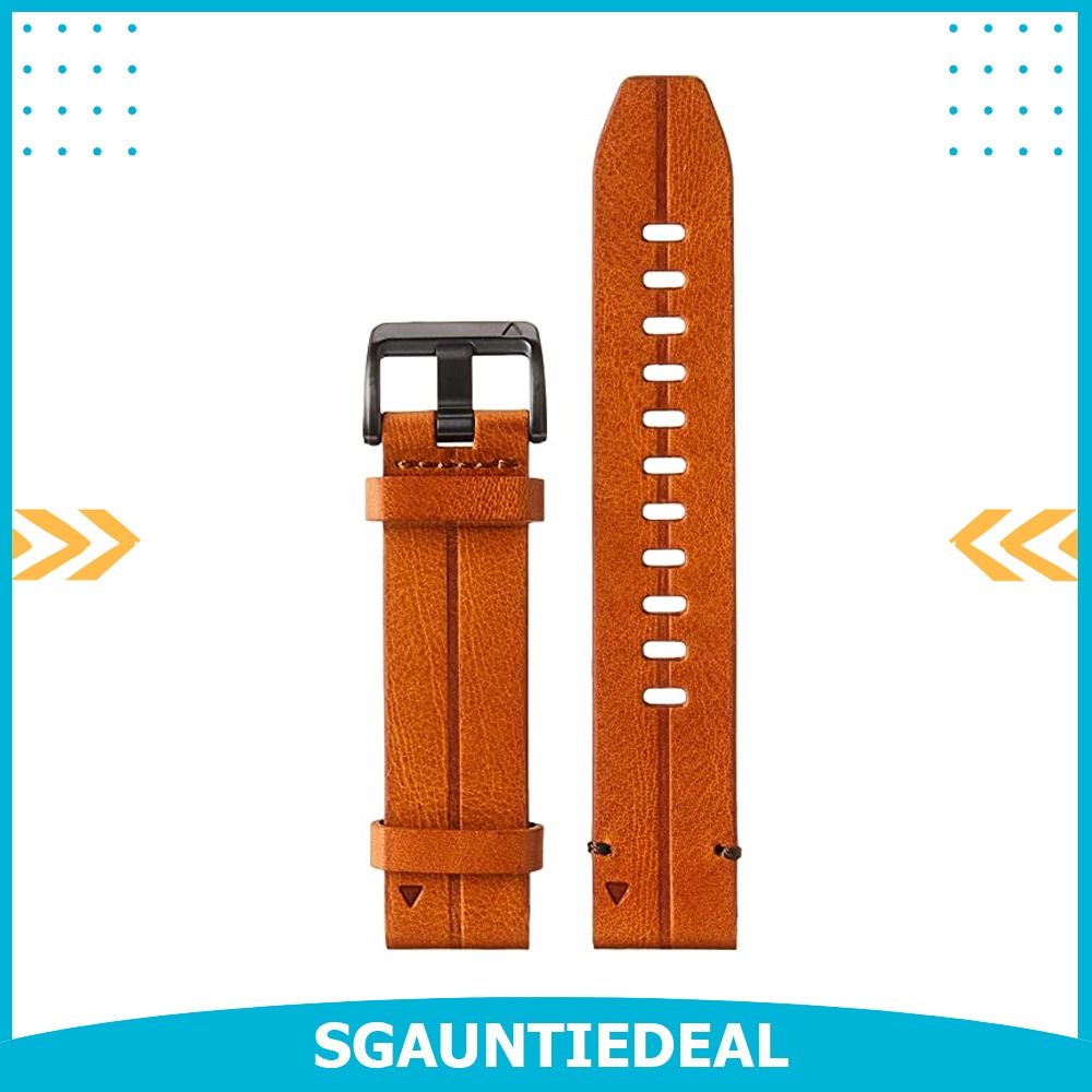 Garmin quickfit 22 leather watch band outlet