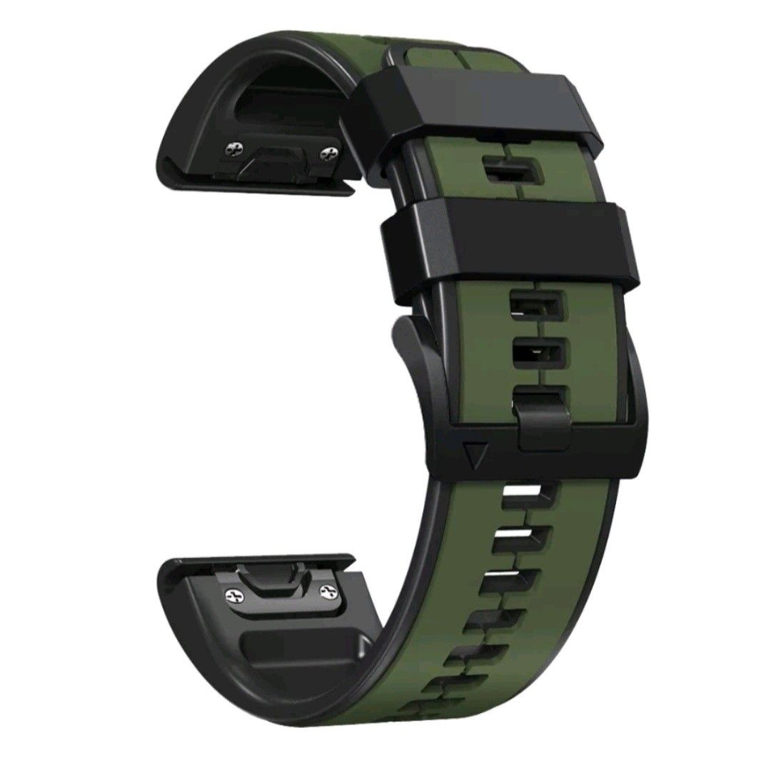For Garmin Fenix 7/7X 6/6X Pro 5/5X Plus 3/3 HR Silicone Watch Band Sport  Strap