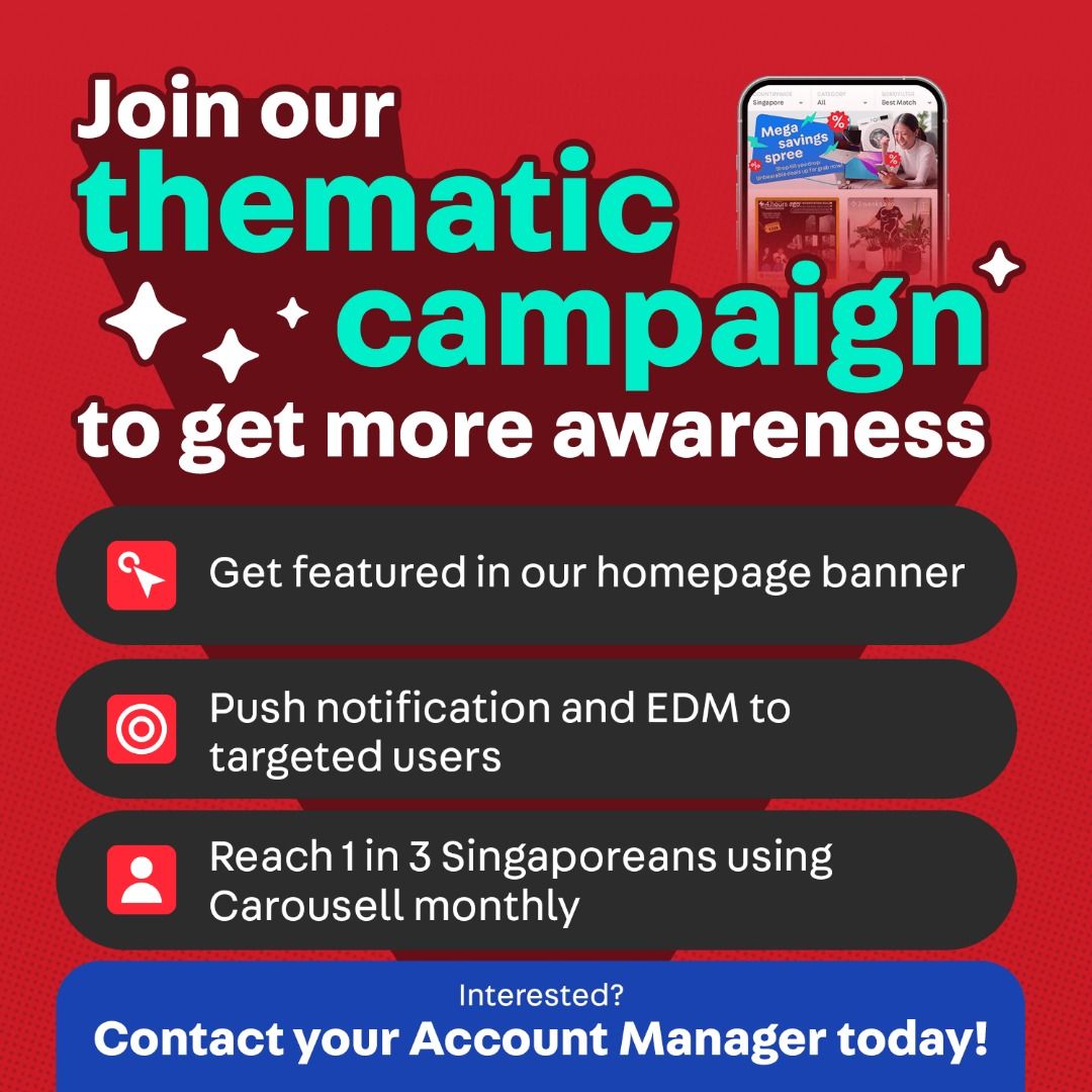 Get featured in our homepage banner and increase your brand awareness ...