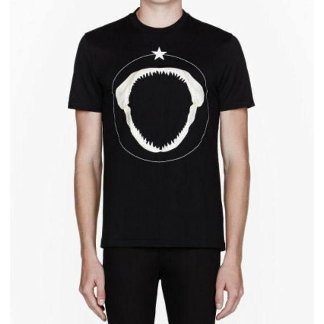 Givenchy shark jaw t shirt hotsell