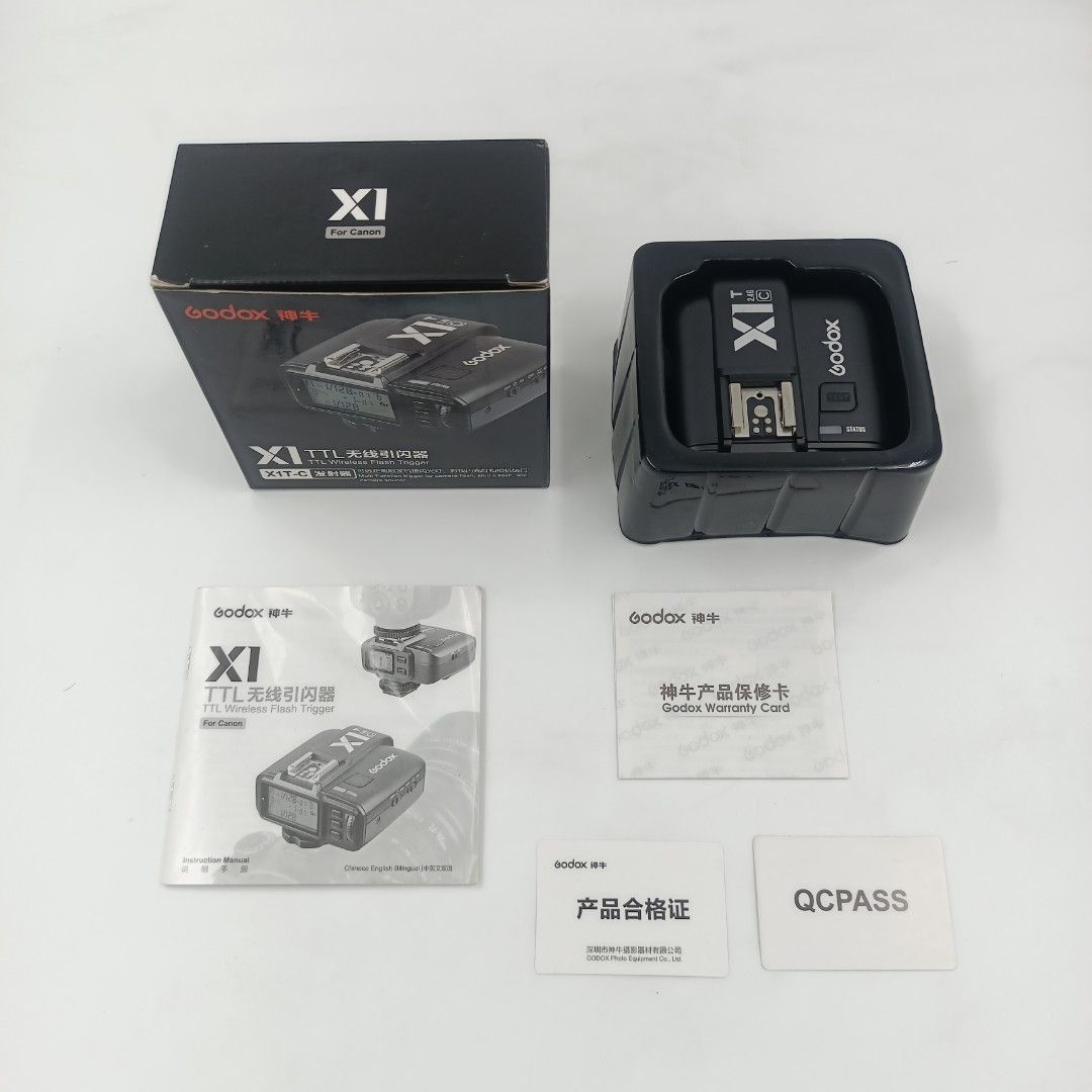 Godox X1T-C TTL Wireless Flash Trigger Transmitter ( for Canon ) (Category: Other Photography Accessories) located in Quezon City. Submitted by eye_oneder (Listing ID 1232516373, Image 1). Description: Godox X1R-C TTL Wireless Flash Trigger for Canon Multi-Function Trigger for Camera Flash, Studio Flash and Camera Shutter. Wireless Speedlite Trigger Built-in 2.4GHz Wireless Transmission Wireless Studio Flash Trigger Wireless Shutter Release TTL C
