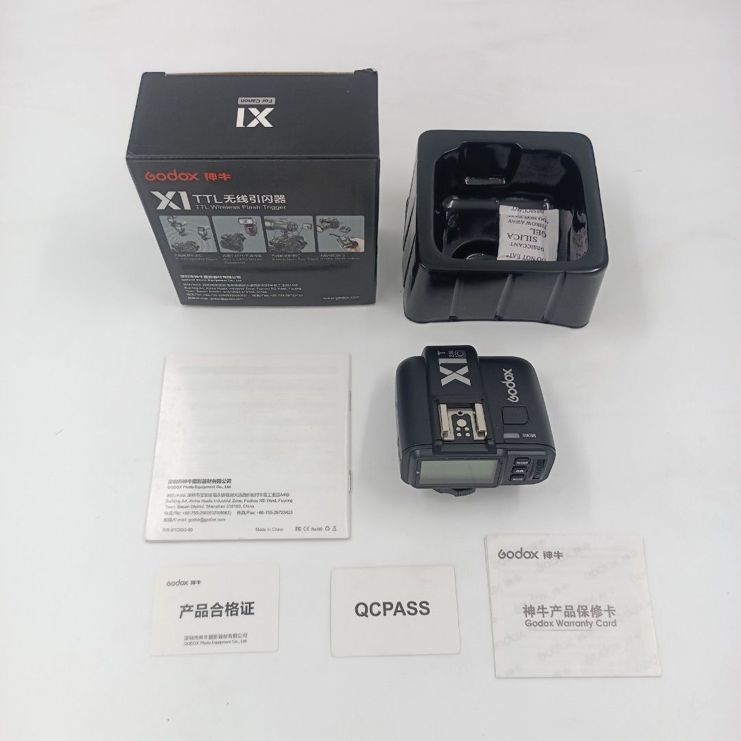 Godox X1T-C TTL Wireless Flash Trigger Transmitter ( for Canon ) (Category: Other Photography Accessories) located in Quezon City. Submitted by eye_oneder (Listing ID 1232516373, Image 2). Description: Godox X1R-C TTL Wireless Flash Trigger for Canon Multi-Function Trigger for Camera Flash, Studio Flash and Camera Shutter. Wireless Speedlite Trigger Built-in 2.4GHz Wireless Transmission Wireless Studio Flash Trigger Wireless Shutter Release TTL C