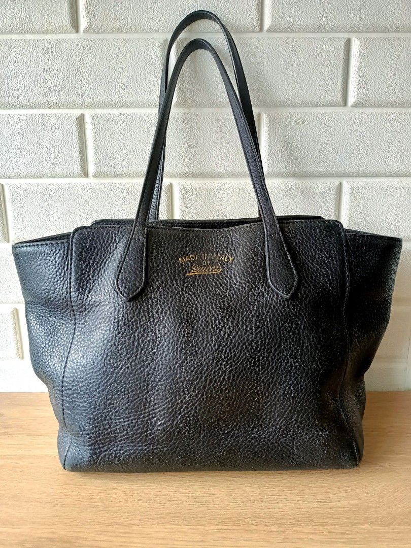 Gucci swing tote black new arrivals