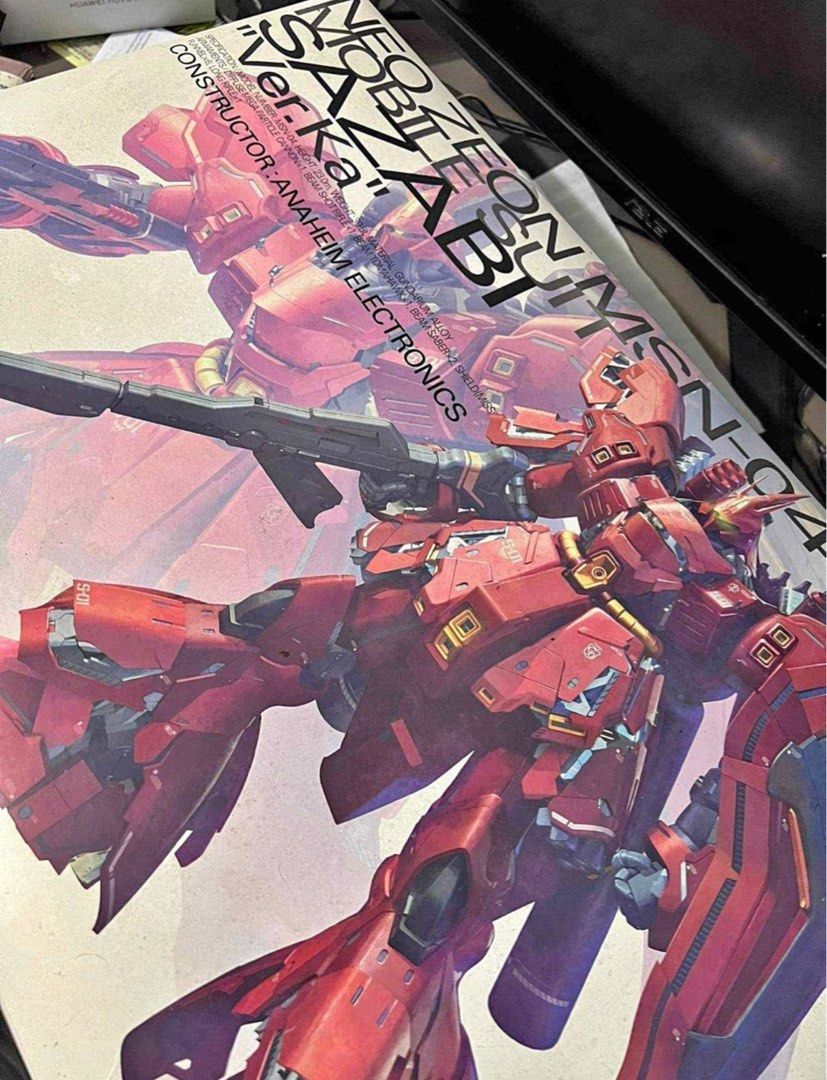 Gundam MG 1/100 Scale Model-Neo Zeon MSN-04 Mobile Suit Sazabi "ver.ka" (Category: Gundam & Model Kits) located in Polangui. Submitted by rooooob (Listing ID 1232587268, Image 1). Description: 100% Original From Bandai, Highly Detailed Action Figure Model Kit, Fully Colored Action Figure Model Kit, Highly Articulated Action Figure Model Kit Highly Collectibles Action Figure Model Kit, Master Grade 1/100 Scale Action Figure Model Kit, With More Fe