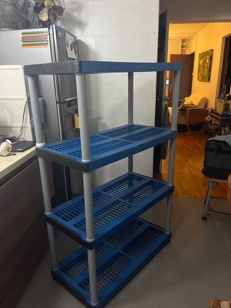 Heavy duty plastic rack, Furniture & Home Living, Furniture, Shelves