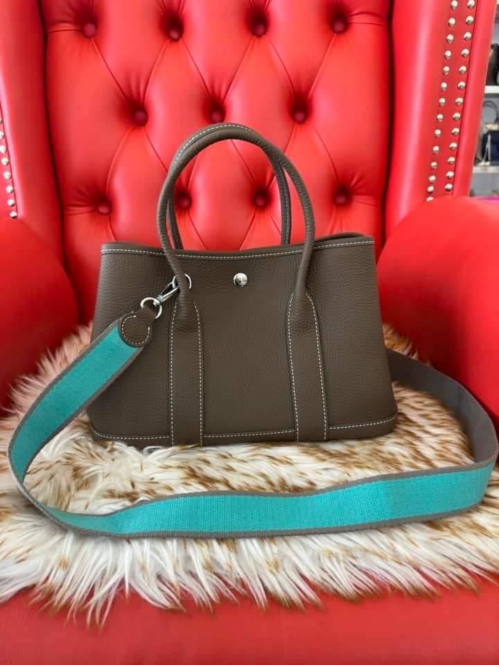 Hermes Kelly 25 Vert De Gris Y Stamp - THE PURSE AFFAIR