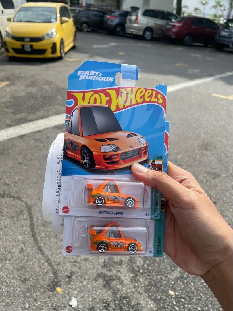 Hot Wheels Supra Tooned, Hobbies & Toys, Toys & Games on Carousell