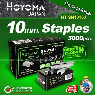 HOYOMA Japan 10mm STAPLES (HT-SN1010J) *LIGHTHOUSE ENTERPRISE*
