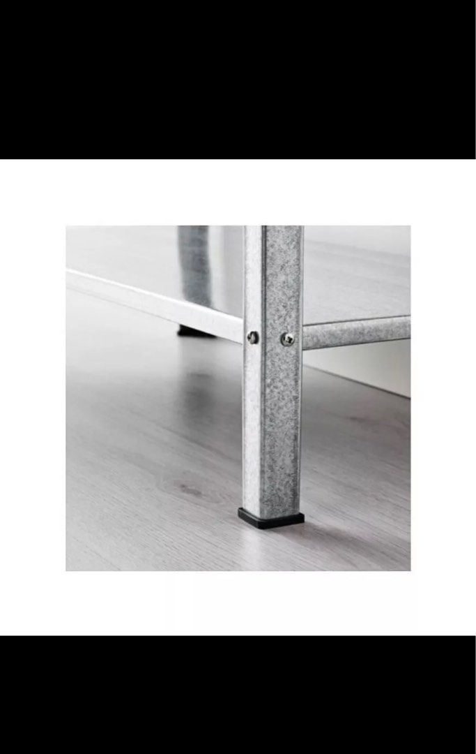IKEA HYLLIS Shelving unit, in/outdoor galvanised, 60x27x140 cm