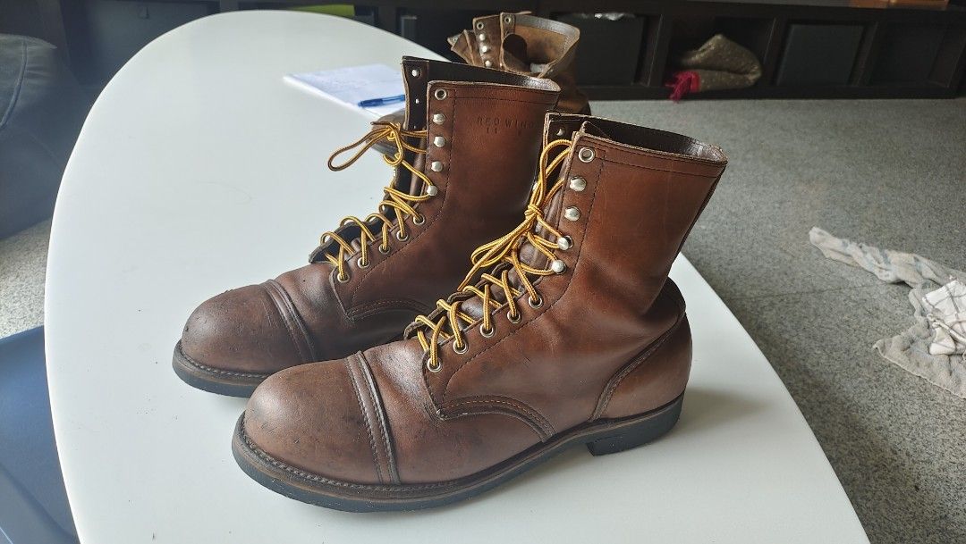 Iron ranger red wing steel toe 915