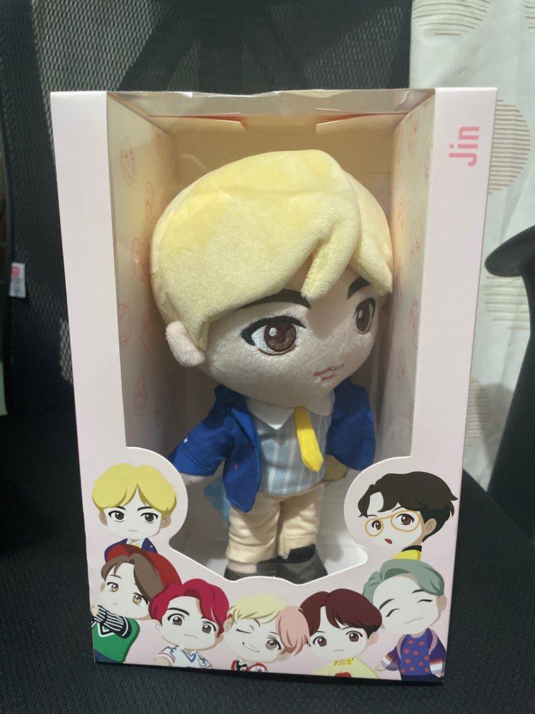 BTS Jin plushie, Hobbies & Toys, Memorabilia & Collectibles, KWave on
