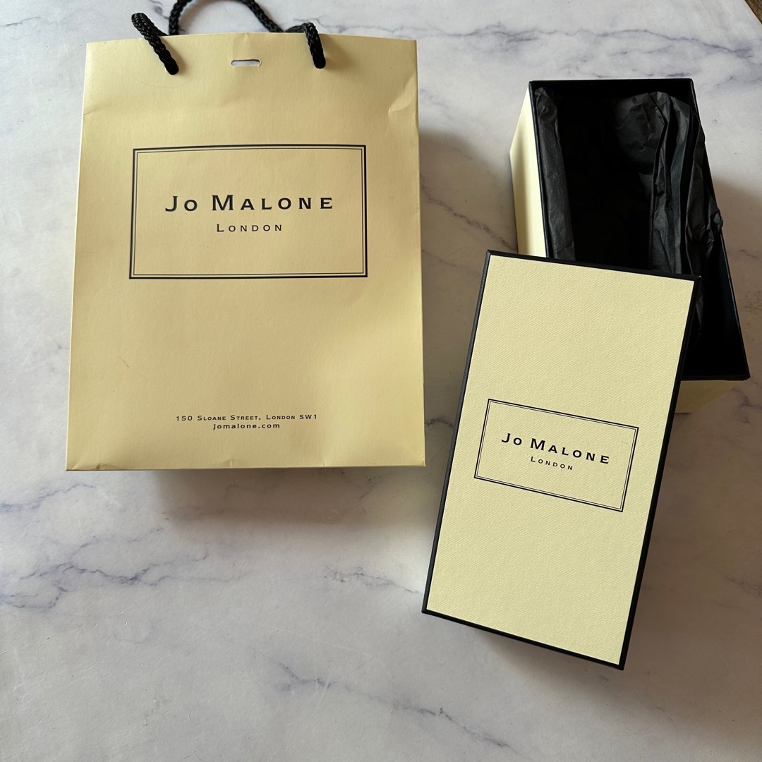 Jo Malone paper bag & box, Beauty & Personal Care, Fragrance ...