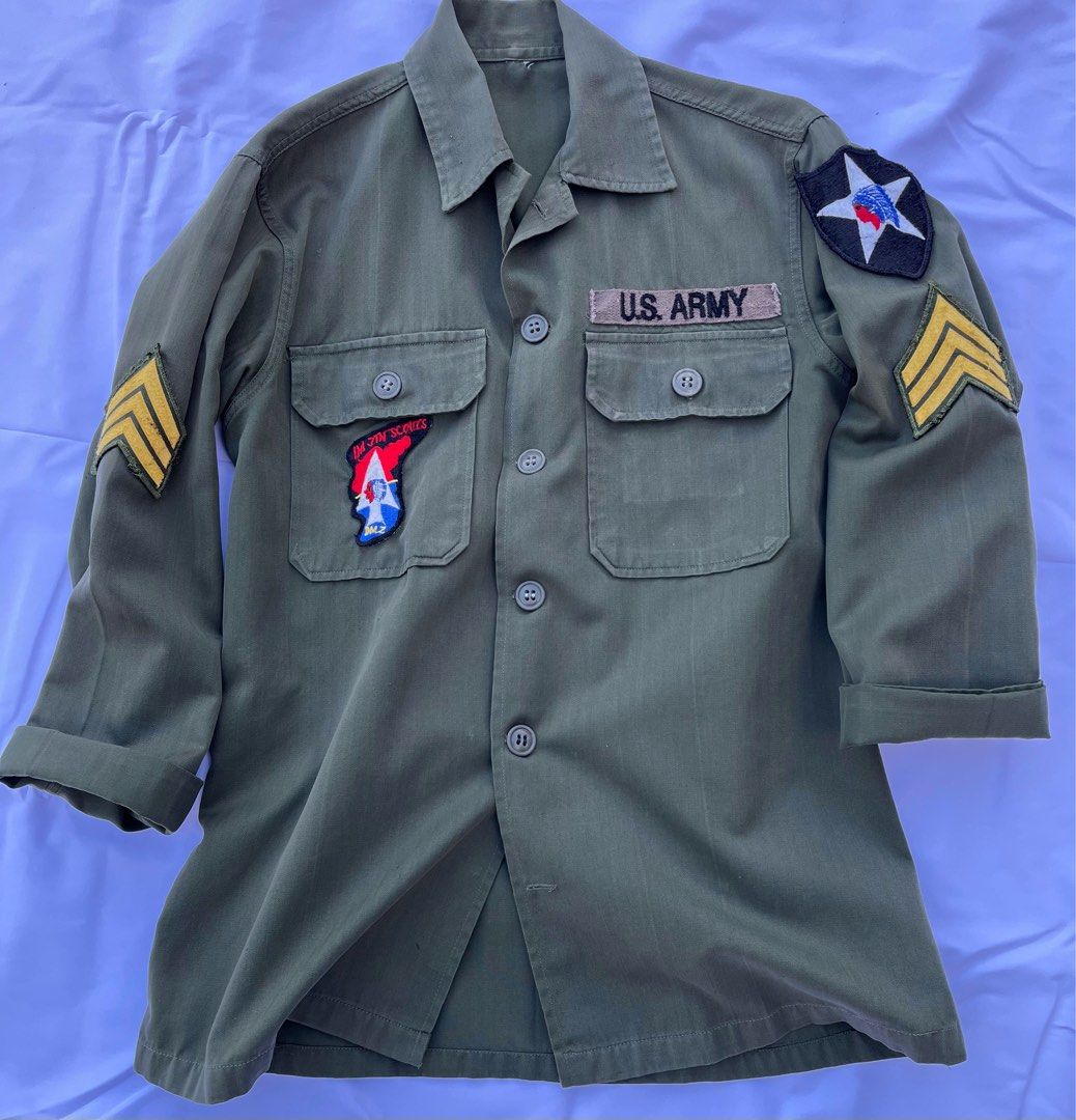 John Lennon inspired olive green jacket
