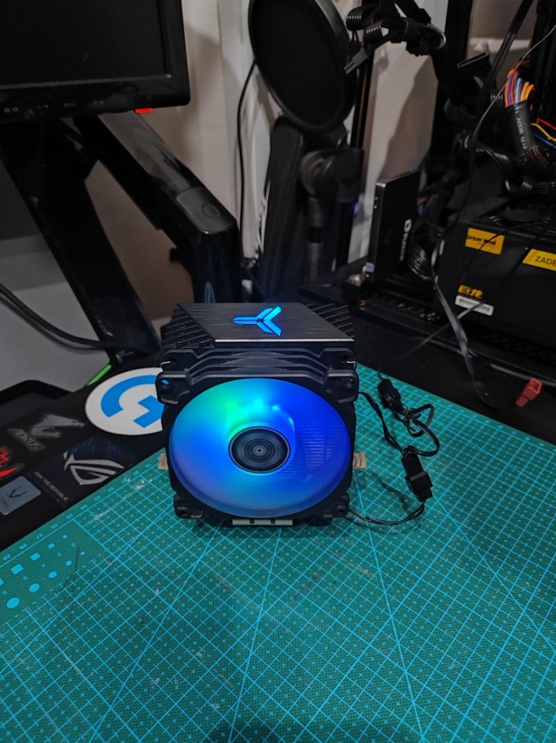 Jonsbo CR1200 2 Heat Pipe Tower CPU Cooler RGB 3Pin Cooling Fans ...