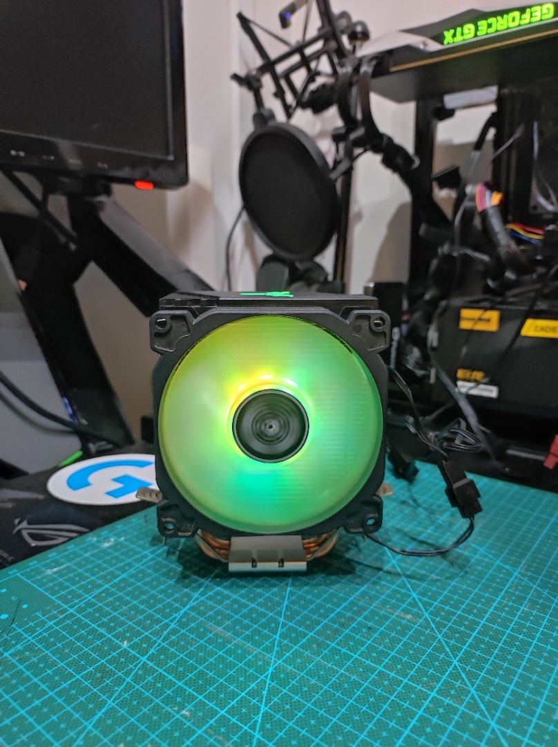 Jonsbo CR1200 2 Heat Pipe Tower CPU Cooler RGB 3Pin Cooling Fans ...