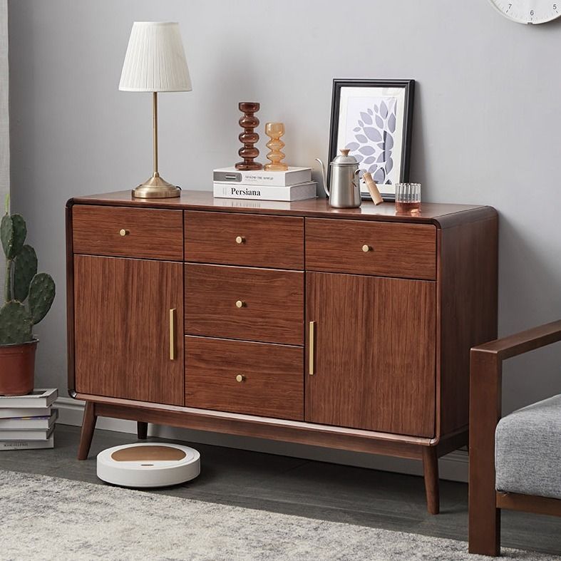 JORDAN Buffet Sideboard Japanese 3 Drawer 2 Door Modern Solid Wood