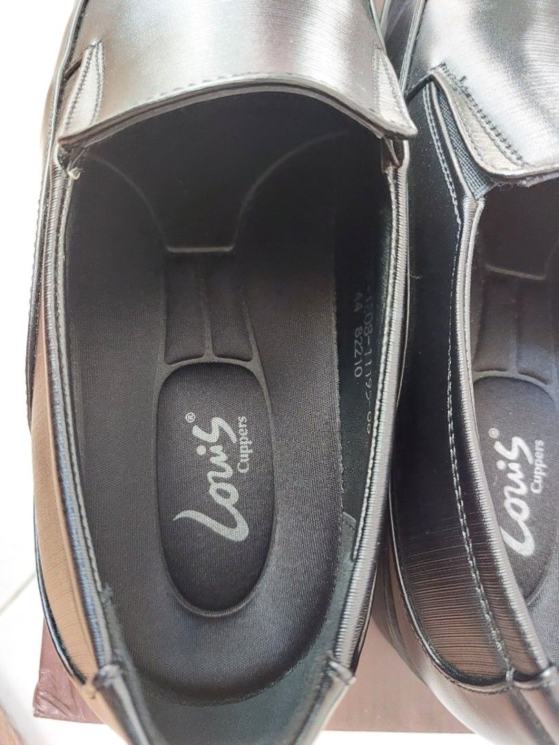 Kasut hitam louis cuppers saiz 44, Men's Fashion, Footwear, Dress