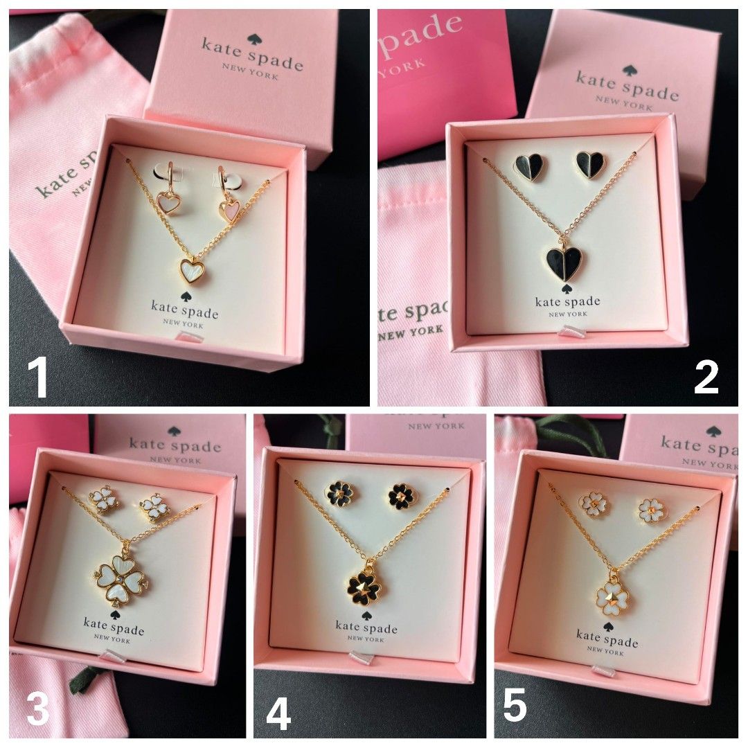Kate spade earring and sales necklace set