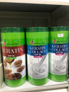 Keratin & Collagen Hot Oil +Milk / Argan Oil