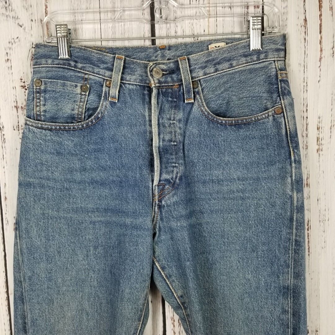 LEVI S 501 S Skinny Button Fly White Oak Cone Selvedge Redline Denim Women s Jeans W26 x L28