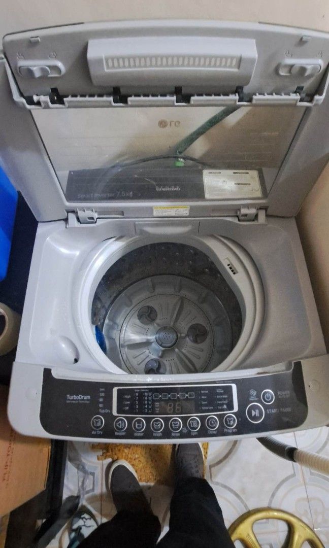 LG automatic washing machine 7.5kg, TV & Home Appliances, Washing