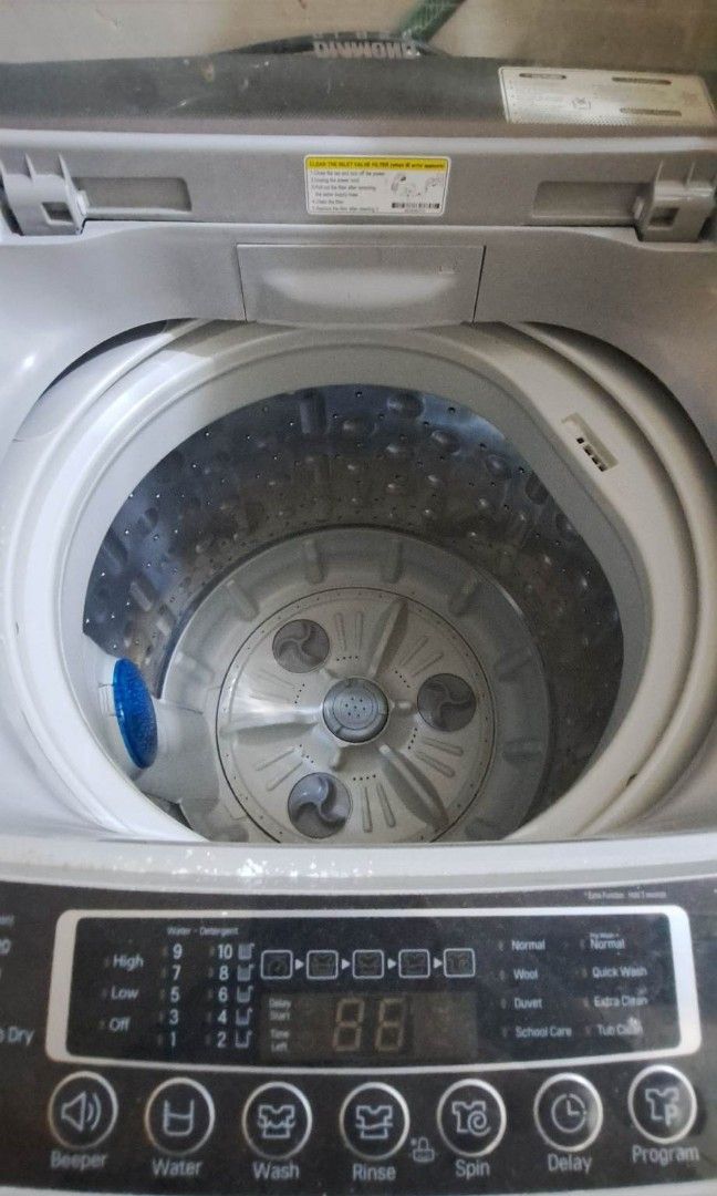 LG automatic washing machine 7.5kg, TV & Home Appliances, Washing