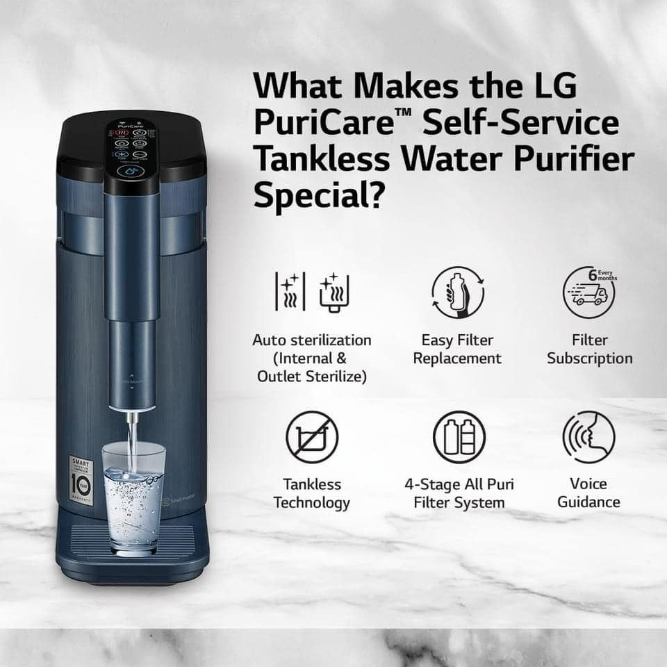 LG Puricare Water Purifier Dispenser WD216AN Penapis Air